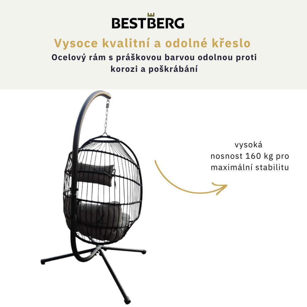 závěsné křeslo BestBerg